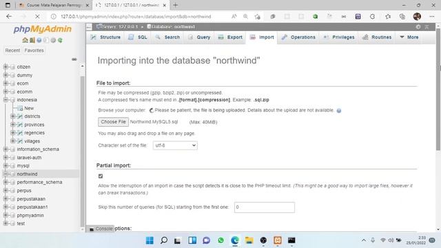 Cara Import Database (format .sql) Ke PhpMyAdmin & Menyesuaikan Kode Program PHP смотреть онлайн