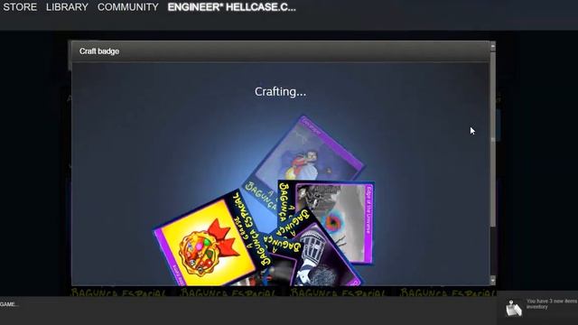 STEAM TRADING CARDS A grande bagunça espacial The big space mess Steam Badge смотреть онлайн