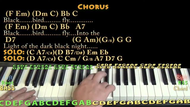 Black Bird (The Beatles) Jamtrack In G Major With Chords/Lyrics