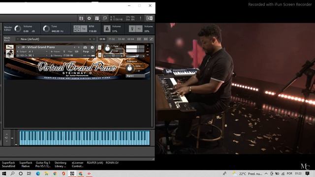 TIMBRE INCRÍVEL JR - Virtual Grand Piano смотреть онлайн