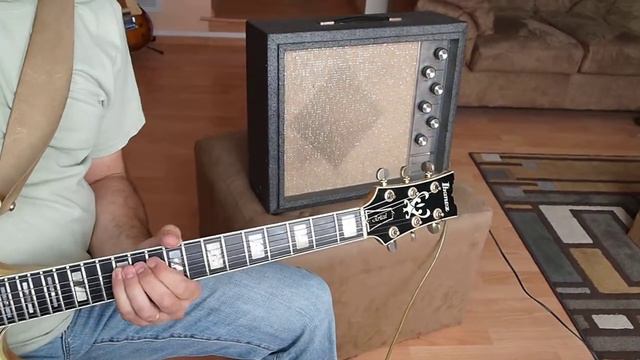 Vintage 1965 Silvertone 1482 PURE TUBE amp played with Ibanez Artist смотреть онлайн