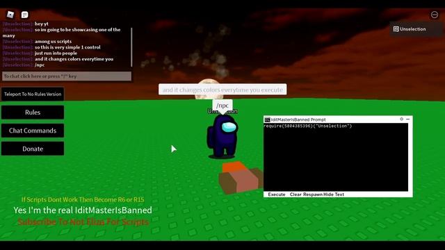 Roblox Among Us Imposter Script And Source Leak смотреть онлайн