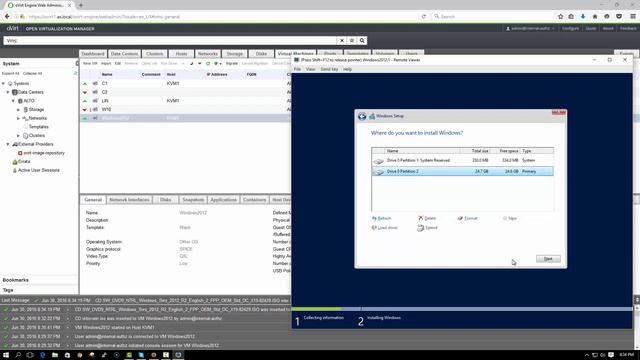 Unedited Install of Windows 2012 R2 on KVM Ovirt with Nuctastic Intel Skull Canyon смотреть онлайн