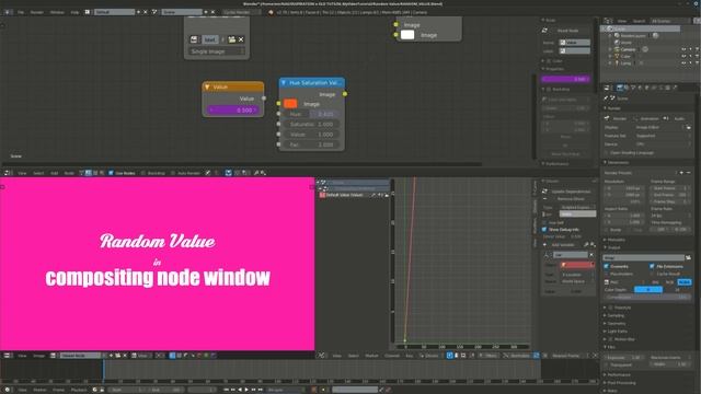 Random Value in Compositing Node | Tutorial Blender 2.79 смотреть онлайн