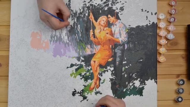 Картина по номерам / ВЕСЬ ПРОЦЕСС / Paint by numbers DIY смотреть онлайн