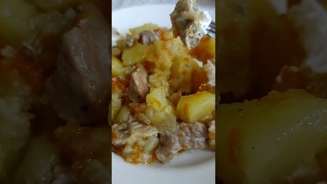 Как приготовить жаркое с мясом без грибов | Вкусно | Правильно | Мясо тает во рту | Рецепт под виде смотреть онлайн