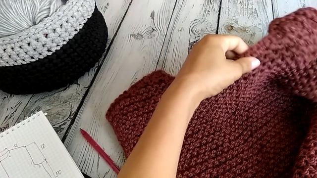 Как связать простой жилет из толстой пряжи. Мастер-класс