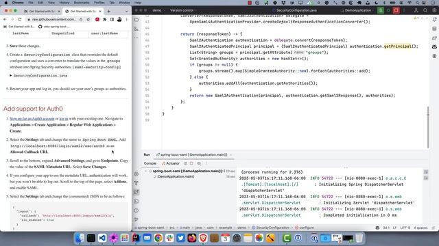 Getting Started with Spring Boot and SAML смотреть онлайн