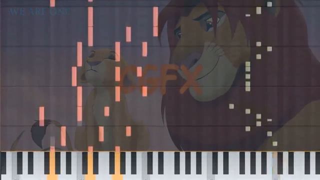 The lionking 2 (we are one) piano смотреть онлайн