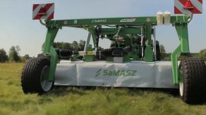 Дисковая прицепная косилка SaMASZ KDC 301WT а работе