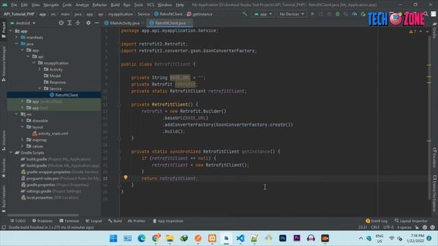 How to get response from API using Retrofit in Android Studio 2022 смотреть онлайн