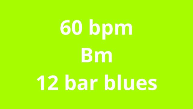 60 bpm tempo ' 12 bar blues Bm ' metronome 4/4 смотреть онлайн