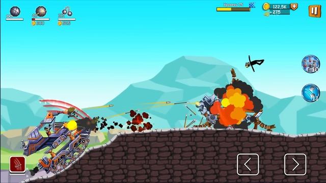 ТАНК и ВЕРТОЛЕТ Стикменов в The Tank #7 Новые Боссы. Прохождение 70-80 уровня на Машинки Кида смотреть онлайн