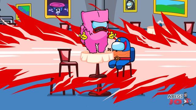 RainBow Huggy Wuggy (Poppy Playtime) in Among Us ◉ funny animation - 1000 iQ impostor смотреть онлайн