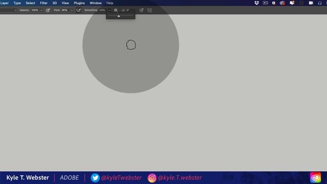 Get Perfectly Smooth Line Drawing In Photoshop!