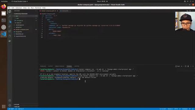 Hướng Dẫn Cài Đặt và Sử Dụng Django, SQLite với Docker, VScode trên Ubuntu Linux OS смотреть онлайн