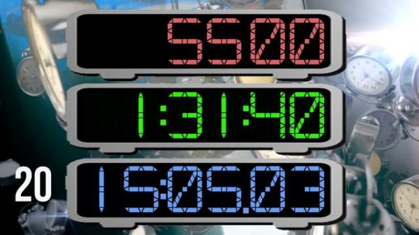 BCG 30 Minutes Stopwatch (24 Hour Clock from 1x tp 240x speed) Remix Namco Museum PS1 Record