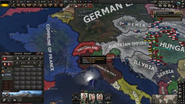The Hungarian Revolt || Ep.3 - Kaiserreich Danubian Federation HOI4 Lets Play смотреть онлайн