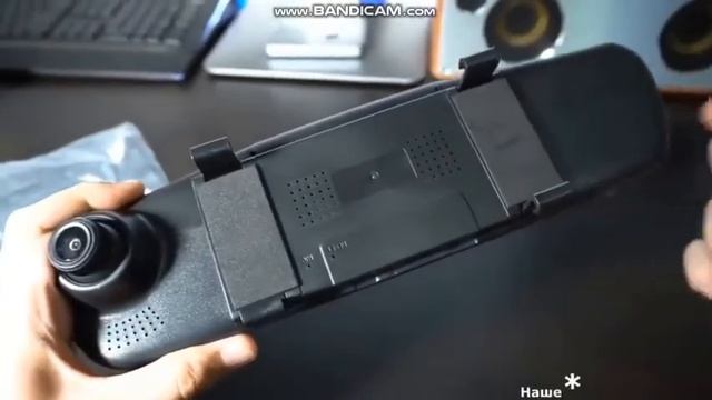 Обзор. Автомобильный видеорегистратор-зеркало Vehicle Blackbox DVR + камера заднего вида. смотреть онлайн