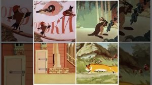 Русские народные сказки Чужой Голос,Лев и Заяц,Лиса строитель,Три мешка Хиростиы Quadparison 4x