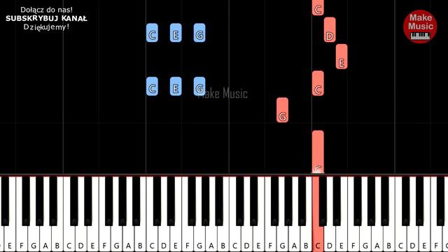 JEDZIE POCIĄG Z DALEKA (Piosenka dla dzieci) - Piano Keyboard Tutorial смотреть онлайн