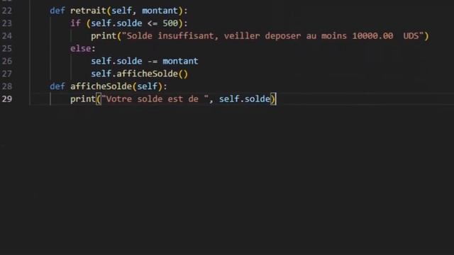 Opérations de la banque avec Python смотреть онлайн