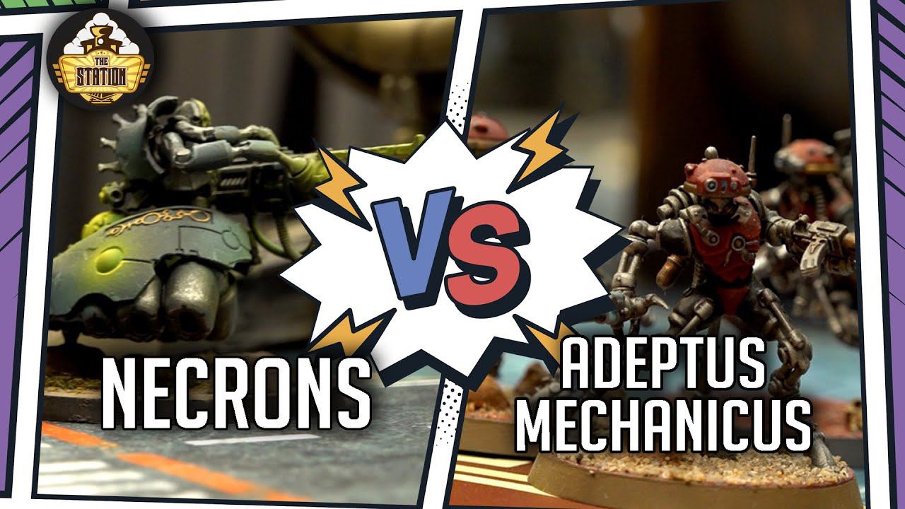 NECRONS Vs ADEPTUS MECHANICUS I Battlereport 1500pts I Warhammer 40000