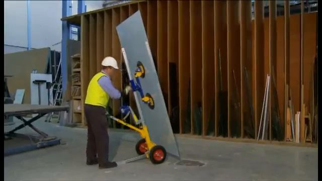 Тележка с присосками для транспортировки стекла Express смотреть онлайн