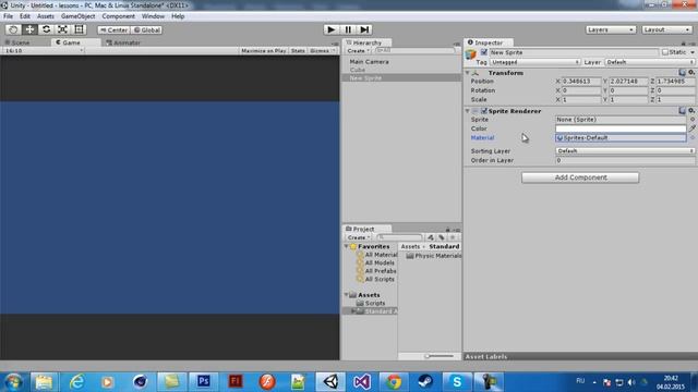 Unity3D Урок 9 [Компоненты Unity] - Mesh Filter, Mesh Renderer, Sprite Renderer смотреть онлайн