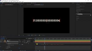 Счетчик чисел в After Effects | Анимация счетчика в After Effects