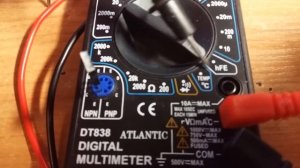 разъем для проверки транзисторов мультиметром