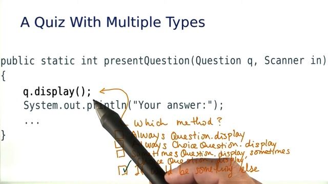 Which Display Method Is Called? - Intro to Java Programming смотреть онлайн