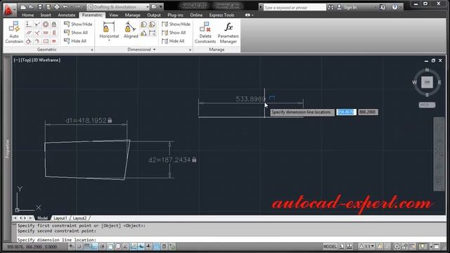 4.14 Autocad Linear. How to use command linear in autocad? смотреть онлайн