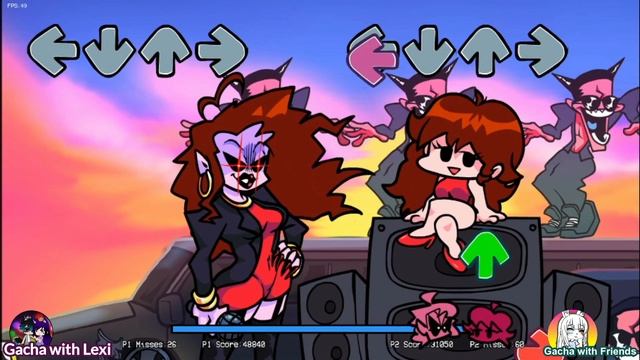 Friday Night Funkin' Multiplayer Mod - Gacha with Friends VS Gacha with Lexi | FNF смотреть онлайн