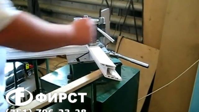 Сваривание угла пластикового окна