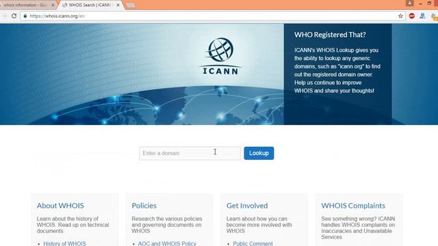How To Find Domain Owner Information ( WHOIS Information )