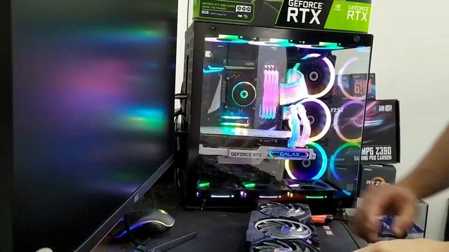 RTX 2080 SUPER GALAX WORK THE FRAMES!!!! UNBOXING/LIGADA!!! смотреть онлайн