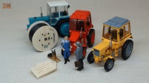 Трактор Т-25А «Владимирец» масштабная модель 1/43, журналка ТРАКТОРЫ №124 #Т25А #модель #Владимирец