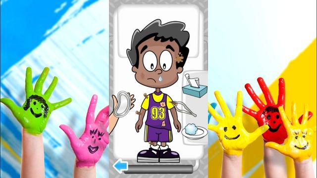 Doctor kids | Childrens learn how to be doctor | Games for kids #2 смотреть онлайн