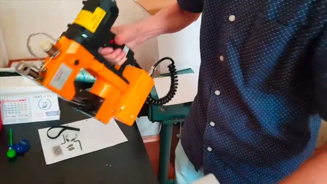 Аккумуляторная мешкозашивочная машина GK 9-201 смотреть онлайн