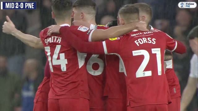 Highlights: Middlesbrough 4 PNE 0 смотреть онлайн