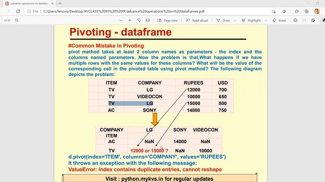 cl12 Pandas DataFrame L6 смотреть онлайн