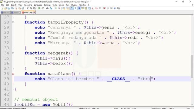 Mengenal magic method + magic constant dan menerapkan method chaining - OOP-PHP #04 смотреть онлайн