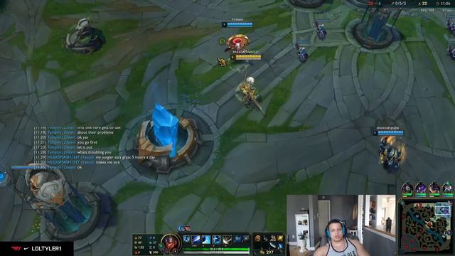 Tyler1 joins a group therapy session in game смотреть онлайн