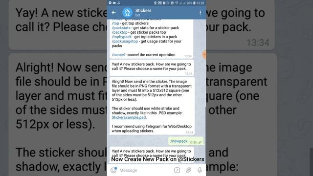 Convert WhatsApp Sticker Pack Into Telegram Sticker Pack.