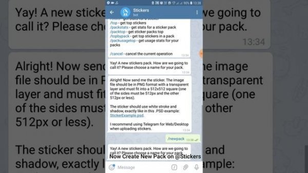 Convert WhatsApp Sticker Pack into Telegram Sticker Pack.