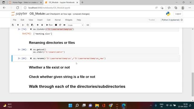 Python Tutorial - 24|OS Library in Python | Python for Beginners | Learnerea смотреть онлайн