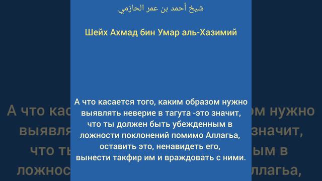 Шейх Ахмад бин Умар аль-Хазимий смотреть онлайн