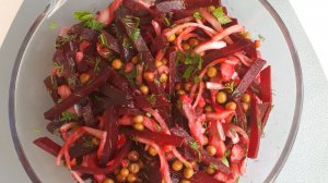 Салат со свеклой. Простые салаты на скорую руку. Рецепт салата простой и вкусный.