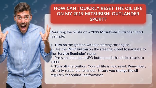 How Can I Quickly Reset the Oil Life on My 2019 Mitsubishi Outlander Sport? смотреть онлайн